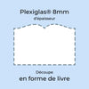Plaque funéraire fleurs-de-cerisier-forme-livre 5 Plaquedeces.fr